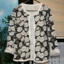 Printed Sunflower Jacket