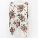 Bat sleeve Floral Blouse