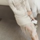 長袖喱士裙 - 白色