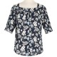 Floral Blouse - Blue