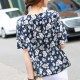 Floral Blouse - Blue