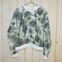 Floral Chiffon blouse - Dark Green
