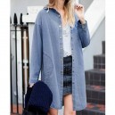 Denim hooded jacket 