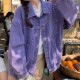 牛仔紫色褸