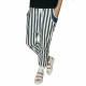 Stripe Denim Cropped pants - M