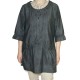 Round Neck Tunic - Blue (M)