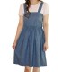 Denim Lace Overall skirt - S