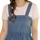 Denim Lace Overall skirt - S