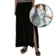 Denim Vest + skirt w/ chiffon dress 2 in 1