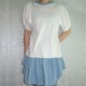 Denim top/dress with Balloon sleeves 