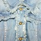 Denim Jacket w/ Fringe - M