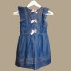 Ruffles Denim Overall skirt  - 120