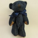 牛仔Bear Bear掛飾 - 深藍色