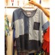 Denim Patchwork Tee