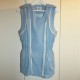 Denim Chiffon Vest