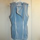 Denim Chiffon Vest