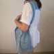 Denim Chiffon Vest