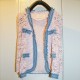 Pink lace Jacket w/ Denim Border