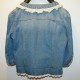 牛仔lace Jacket - S