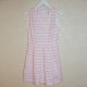 Striped Lace Dress - Pink