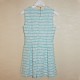 Striped Lace Dress - Green