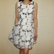 Rose printed dress