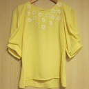 Yellow Floral Blouse