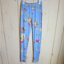 Blue Floral Tight Pants / Leggings