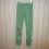 Tight Pants / Leggings w/ Owl Pattern - Green