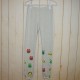 圖案 leggings - 米色