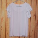 Chiffon lace Sleeve Blouse - Pink