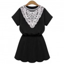 Black lace dress