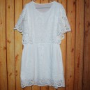 White lace dress