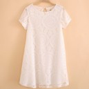 Lace dress - White (L)