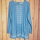 Denim Embroidery tunic