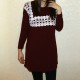 Lace Dress - Wine