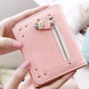 Floral chain Wallet - Pink