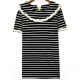 Striped Tee w/ Ribbon