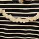 Striped Tee w/ Ribbon