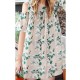 Floral shoulderless dress